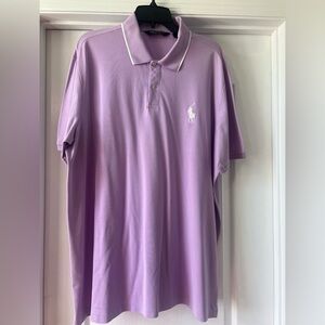 Ralph Lauren Polo Golf Light Purple Polo Shirt